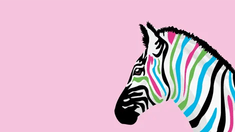 Terrestrial animal, Hair, Head, Eye, Eyelash, Horse, Zebra, Art