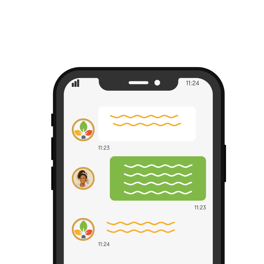 graphic of mobile phone