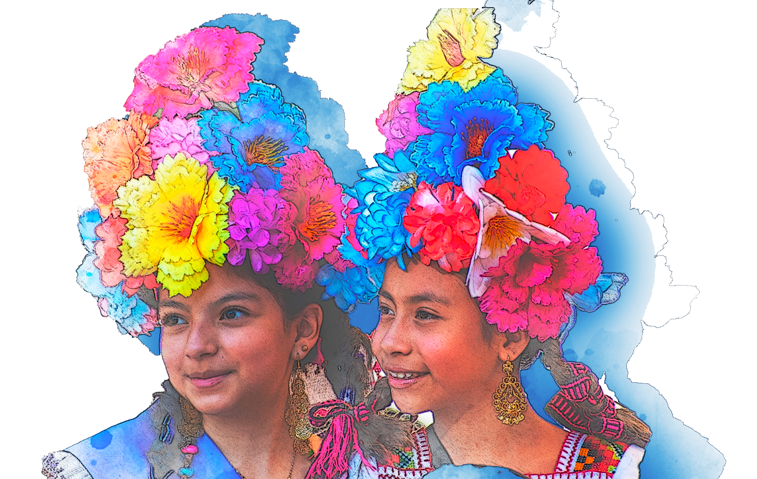 Flower, Smile, Human, Headgear