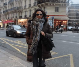 Luggage & bags, Bag, Fashion, Outerwear, Winter, Jacket, Street, Road, Fur, Black