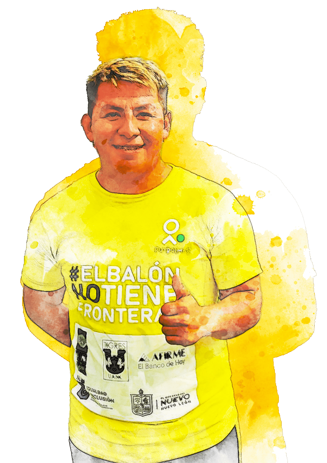 Smile, Sleeve, Yellow, Gesture, Jersey