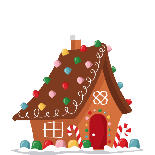 Cake decorating supply, Baked goods, Christmas decoration, House