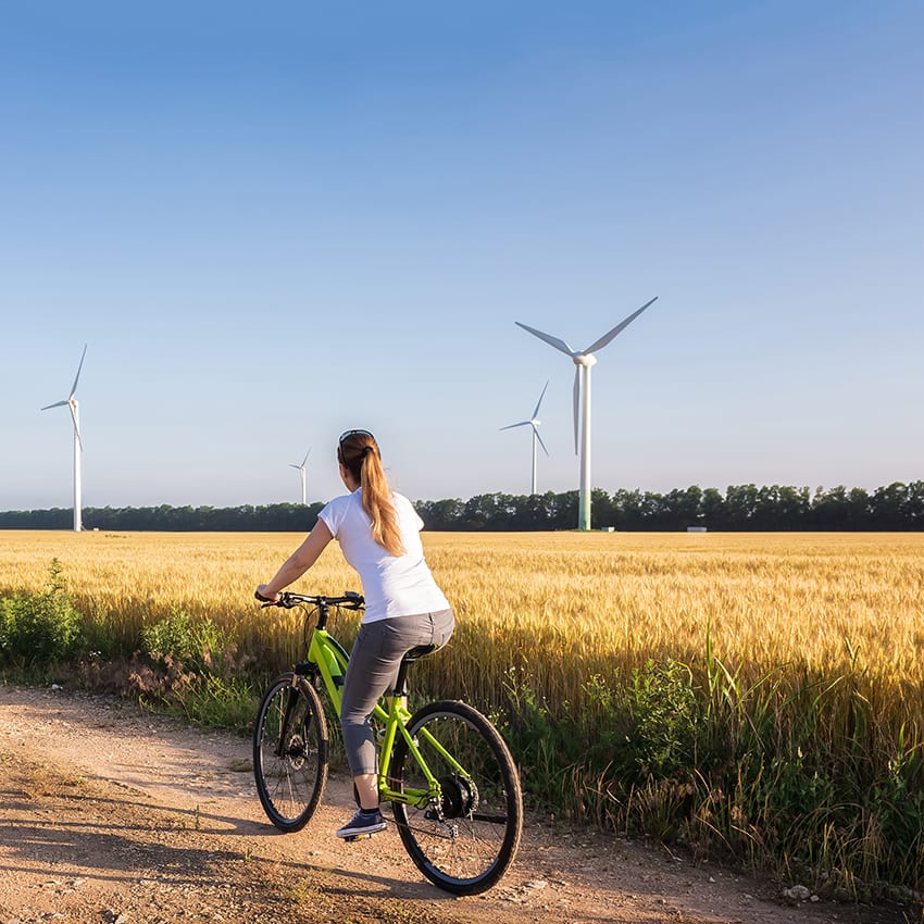 Bicycles--Equipment and supplies, Wind turbine, Bicycle handlebar, Recreation, Field