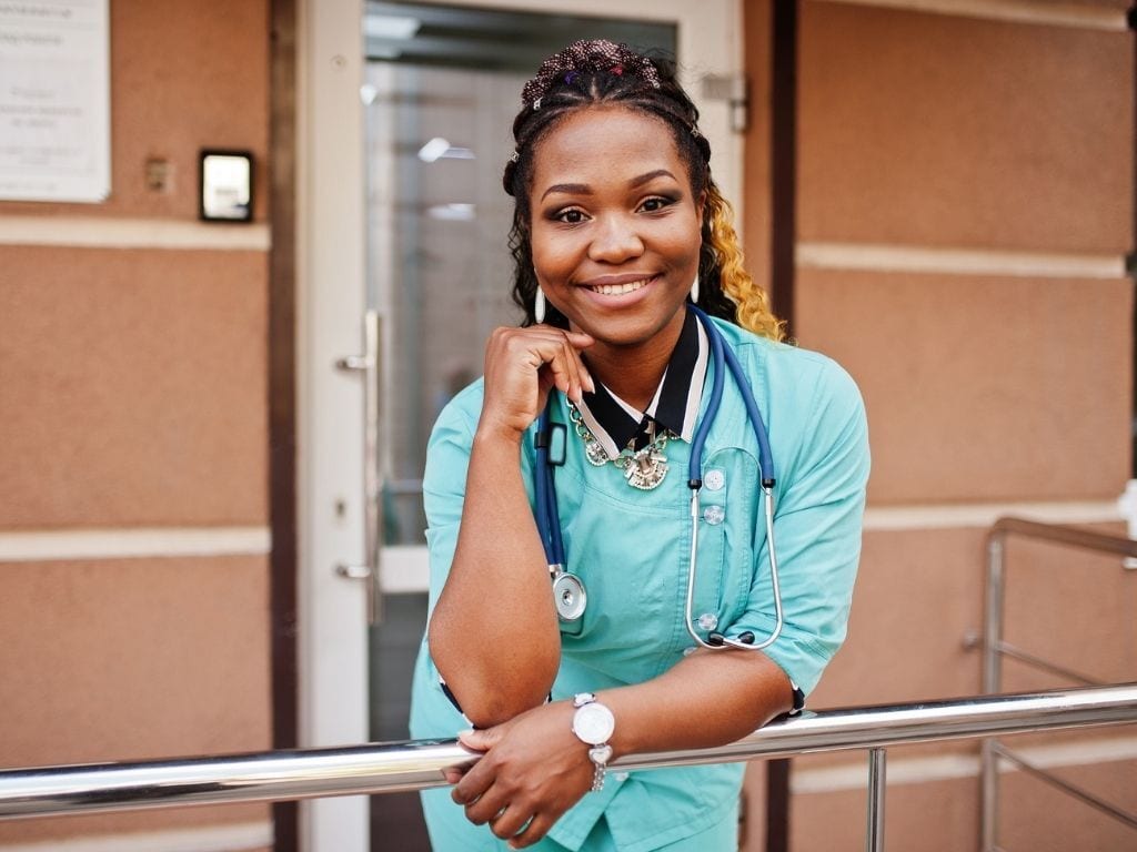 Facial expression, Health Professional, Smile, Stethoscope, Tooth, Uniform, Happiness, Medical, Physician