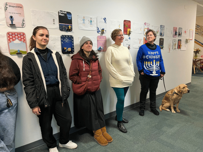 Outerwear, Jeans, Jacket, Dog