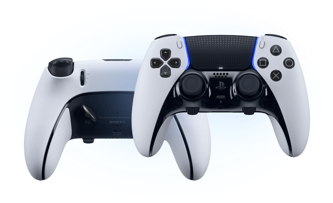 Video game accessory, Input device, White, Peripheral, Joystick, Gadget, Grey