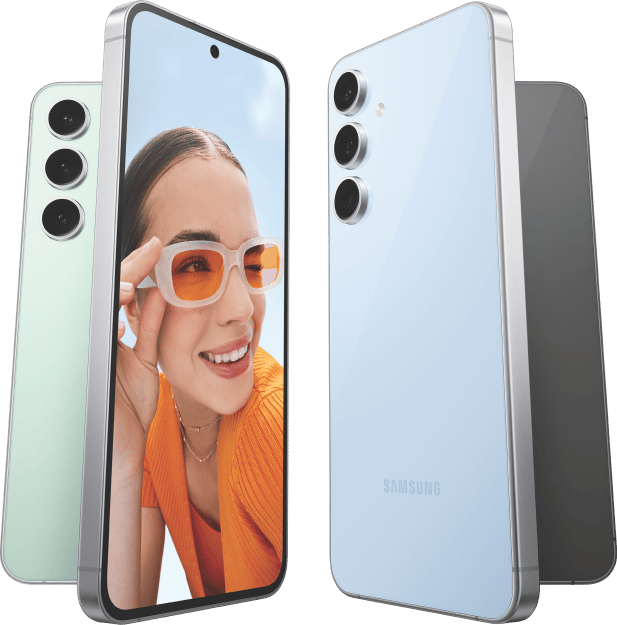 Portable communications device, Mobile phone, Smile, White, Telephony, Gadget, Gesture, Eyewear