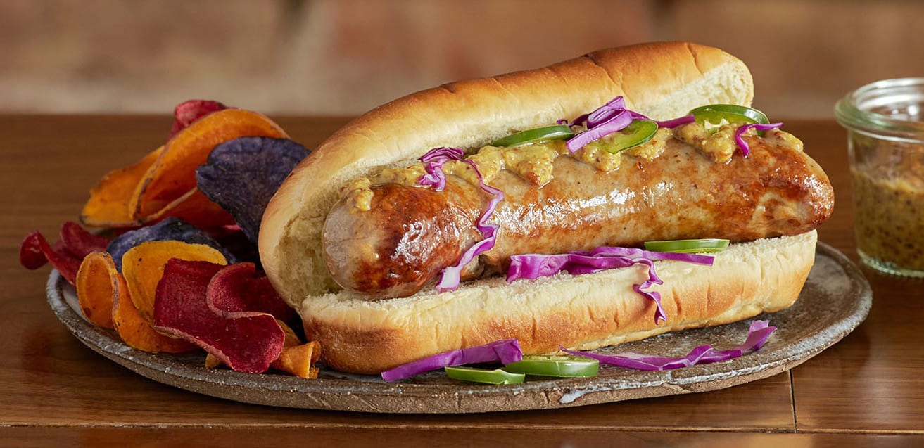 Brats With Veggie Chips Kalsec