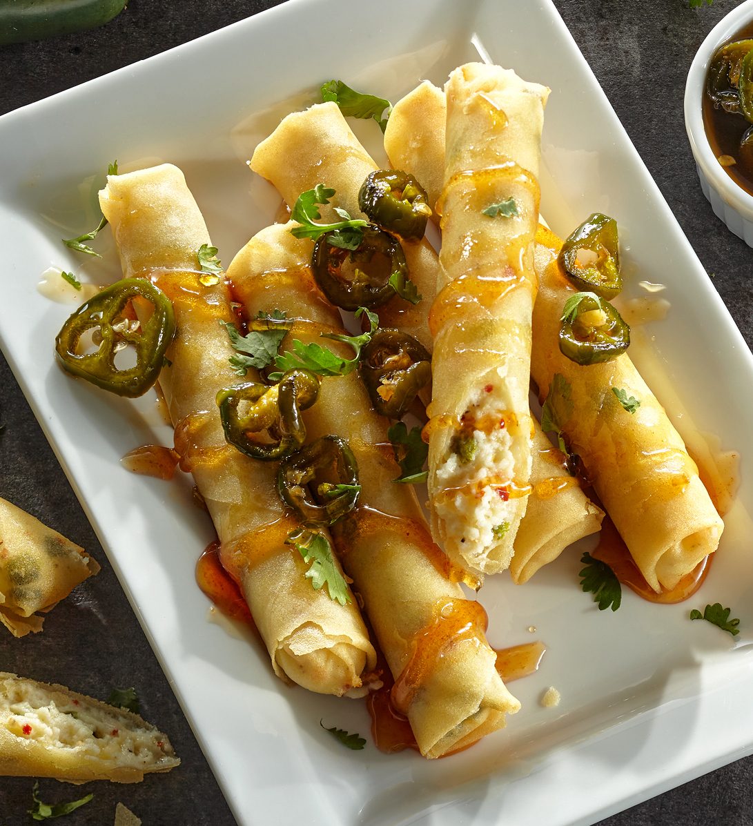 Spring roll, Food, Ingredient, Recipe, Cuisine, Dish, Condiment, Popiah
