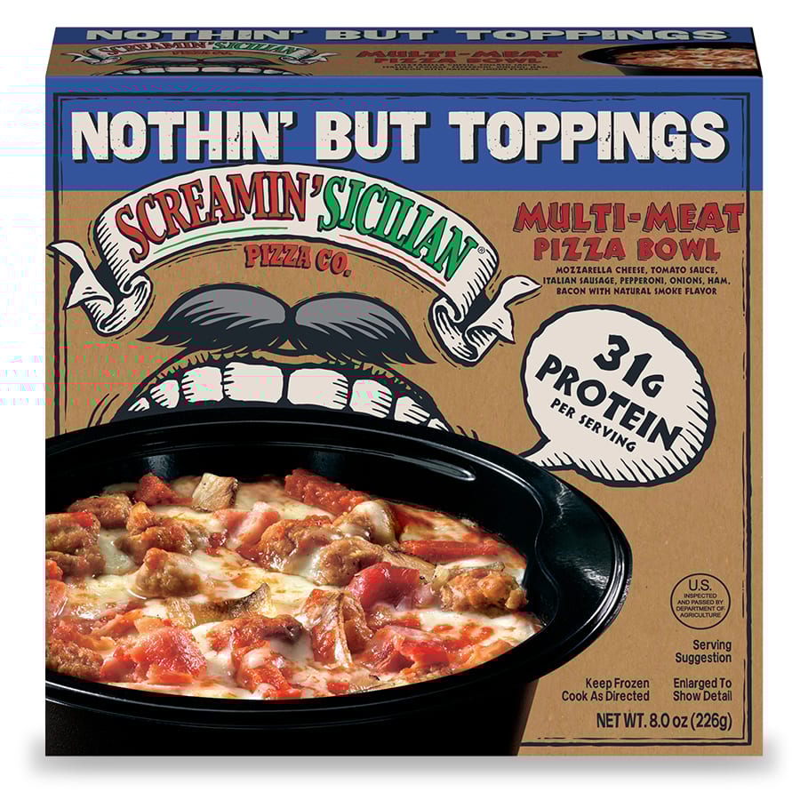 Screamin Sicilian Pizza Bowls MULTIMEAT