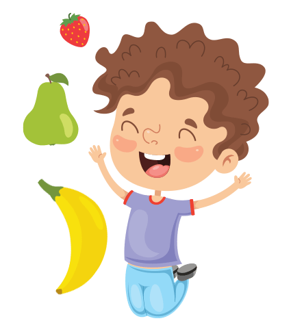 Hair, Hand, Plant, Hairstyle, Smile, Cartoon, Happy, Gesture, Fruit, Sharing
