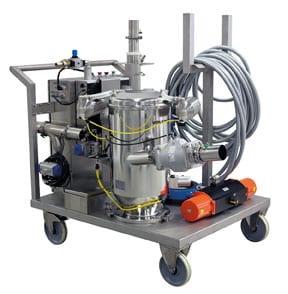 Volkmann pneumatic vacuum conveying system