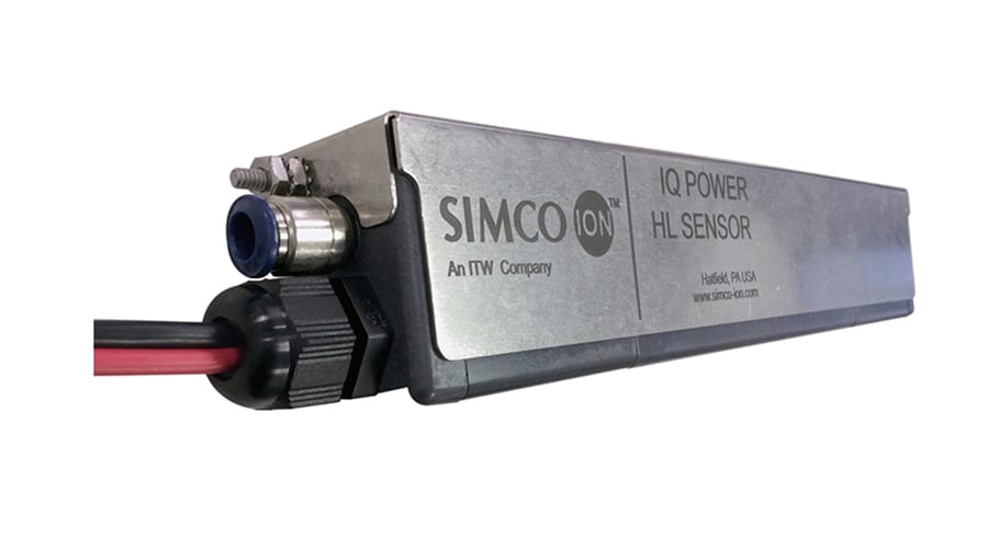 Simco-Ion&#x2019;s sensor bar on a white background