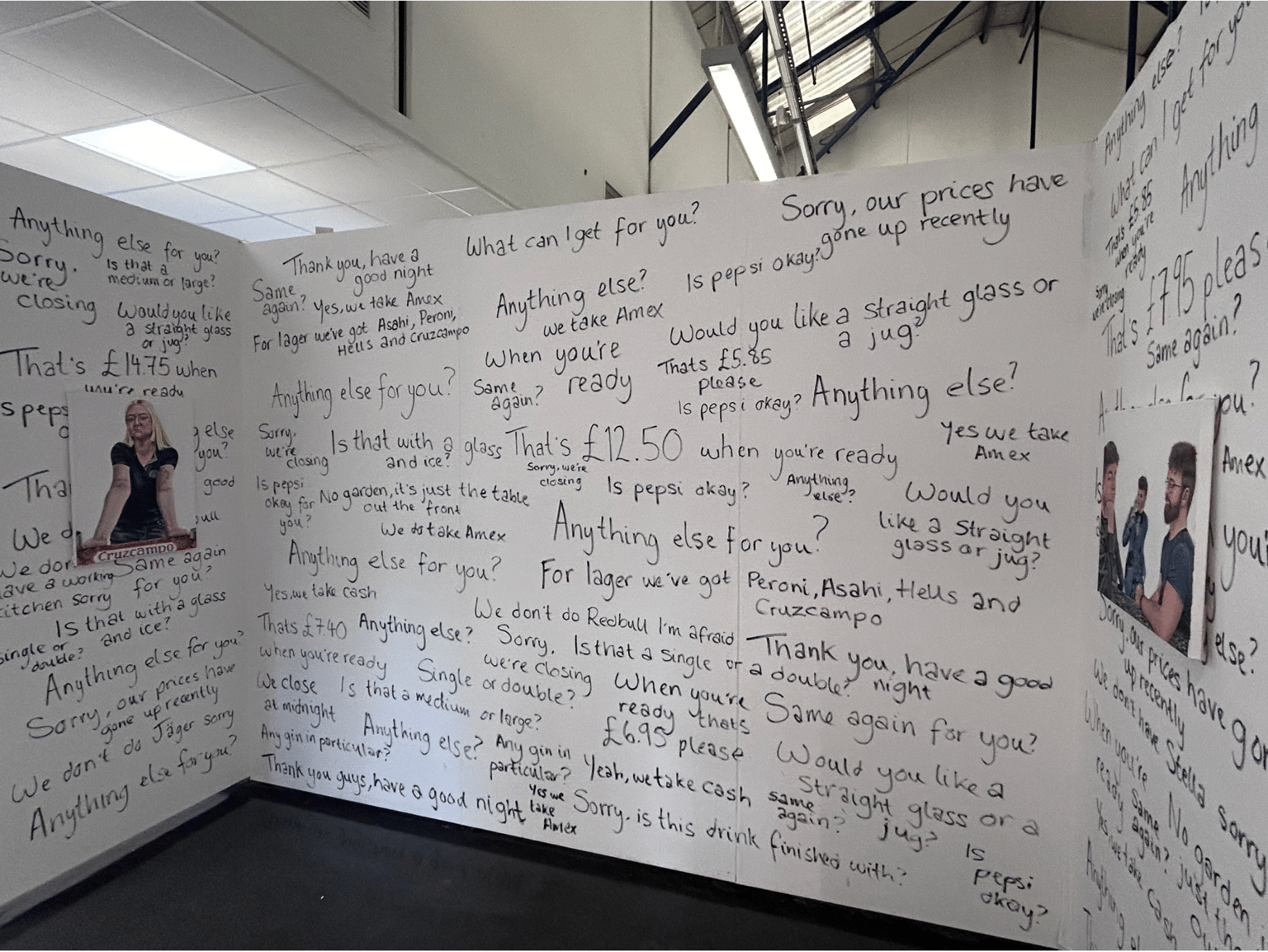 Handwriting, Font, Wall