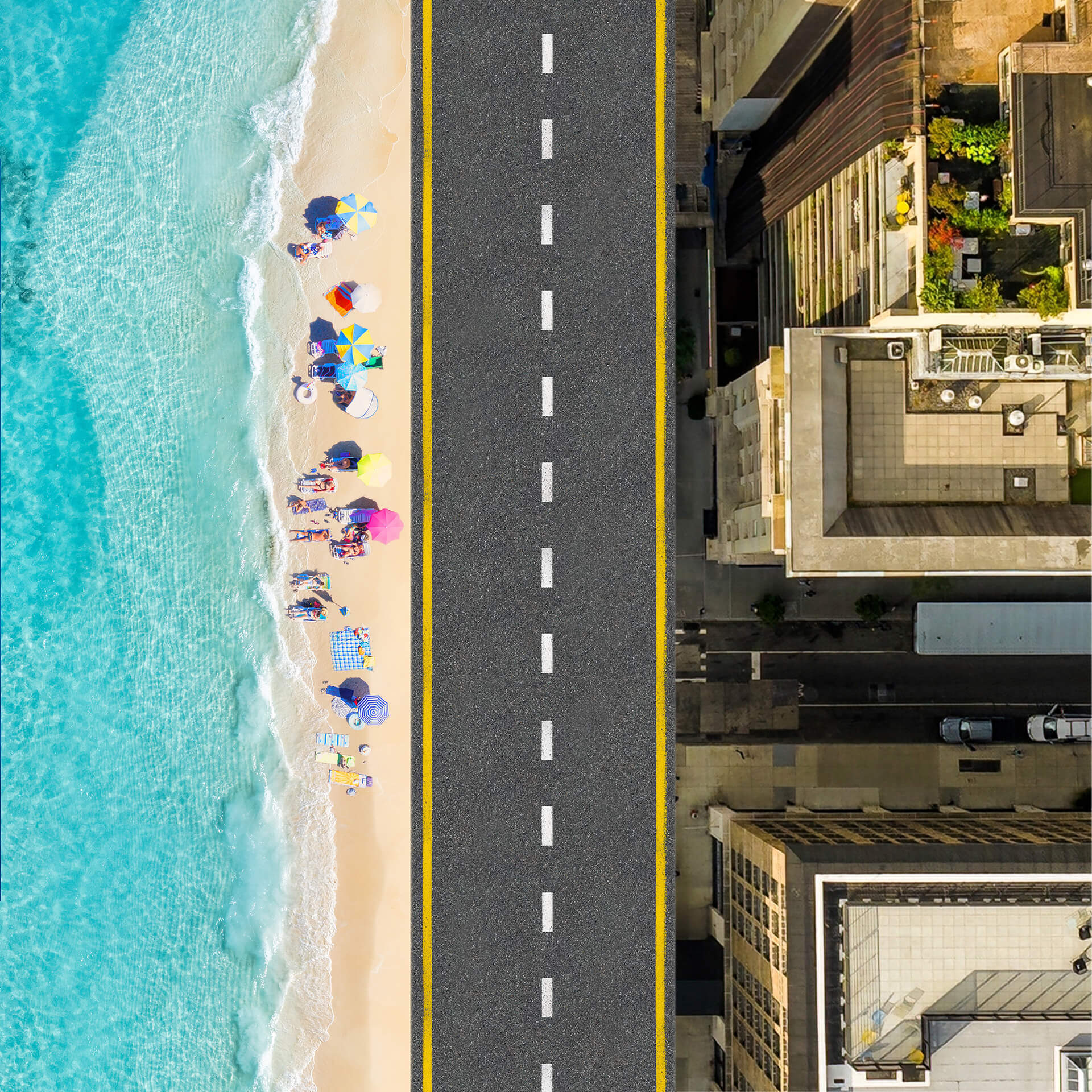 Urban design, Tower block, Property, Water, Building, Product