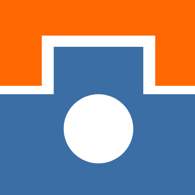 Blue, Red, Orange
