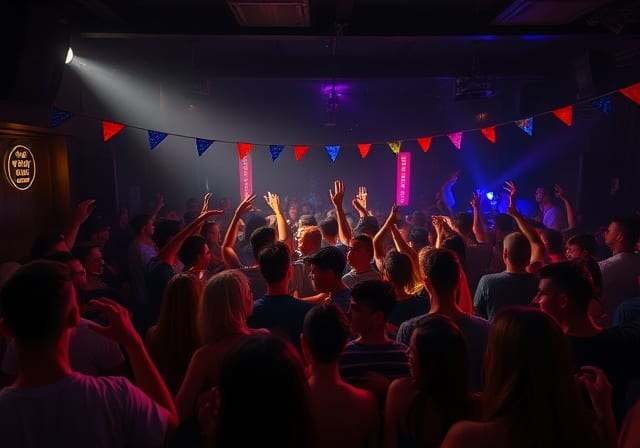 Music venue, Public event, People, Entertainment, Crowd, Party, Fun, Audience, Leisure