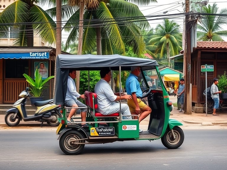 Mode of transport, Automotive Wheel System, Land vehicle, Tire, Rickshaw