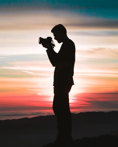 People in nature, Flash photography, Cloud, Sky, Happy, Standing, Gesture, Interaction, Dusk, Sunset