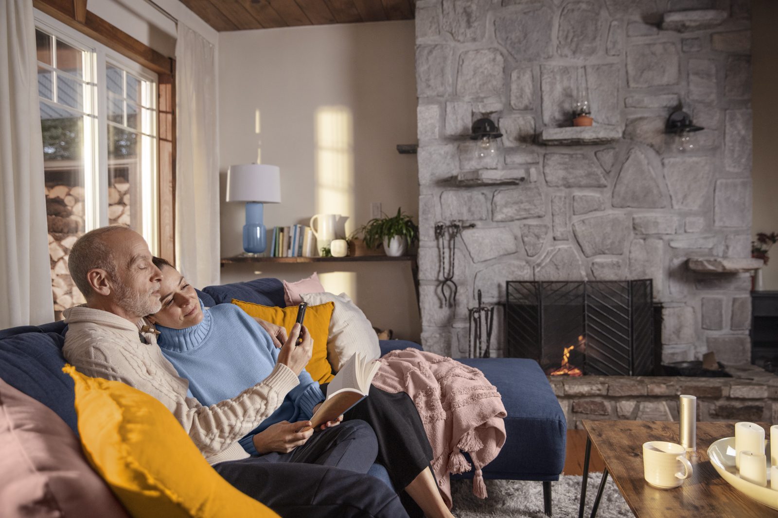 Picture frame, Comfort, Couch, Window