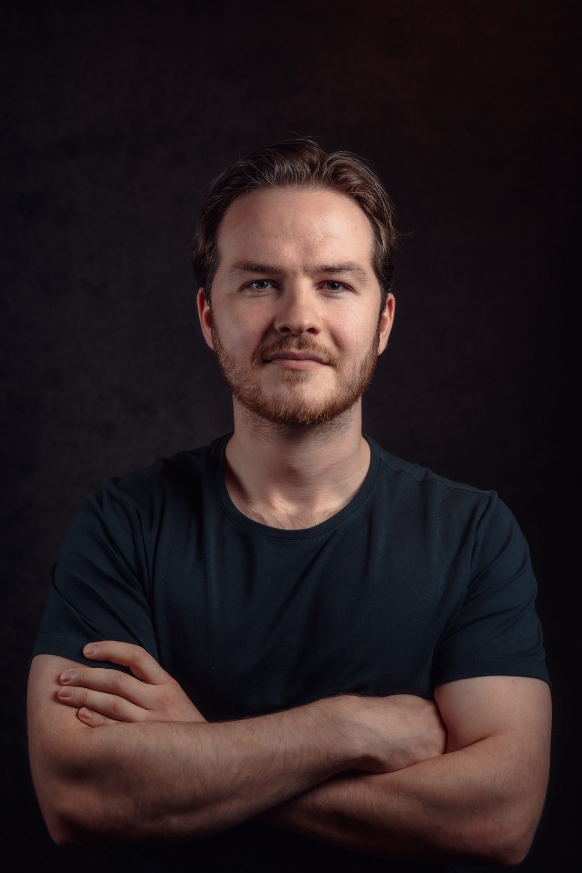 Petter Olsen, portrettbilde av mannlig ansatt i TA Kreativ - et mediebyrå i Trøndelag og en del av Trønder-Avisa.