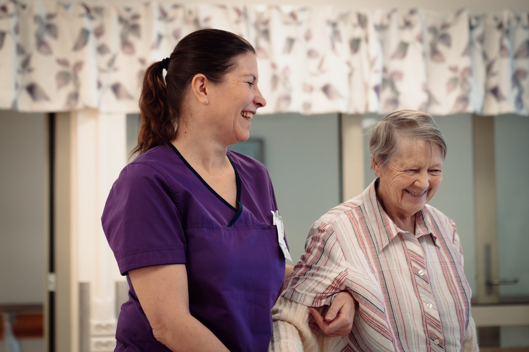 Health Professional, Smile, Conversation