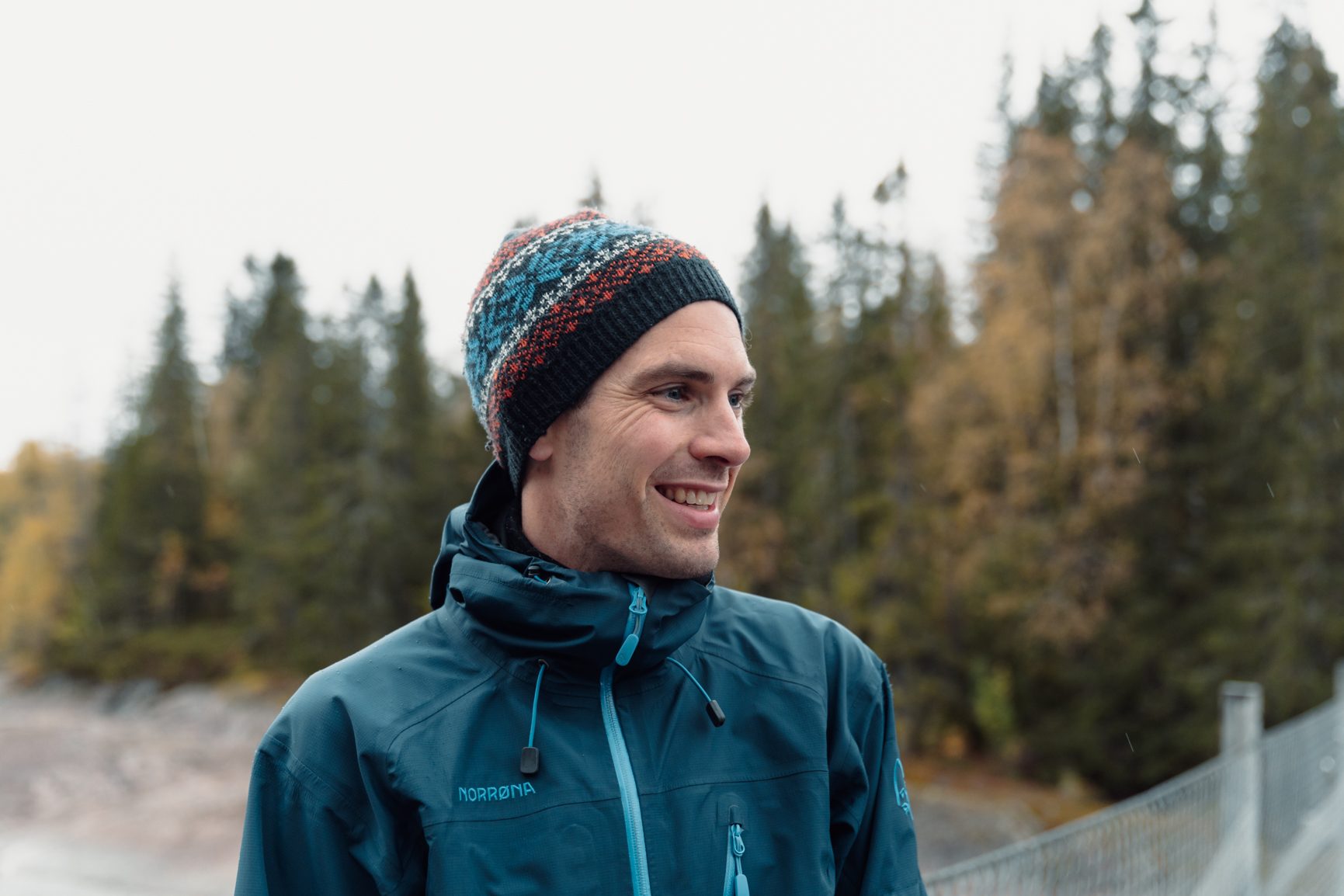 Smile, Outerwear, Tree, Cap, Beard, Happy, Headgear, Sky