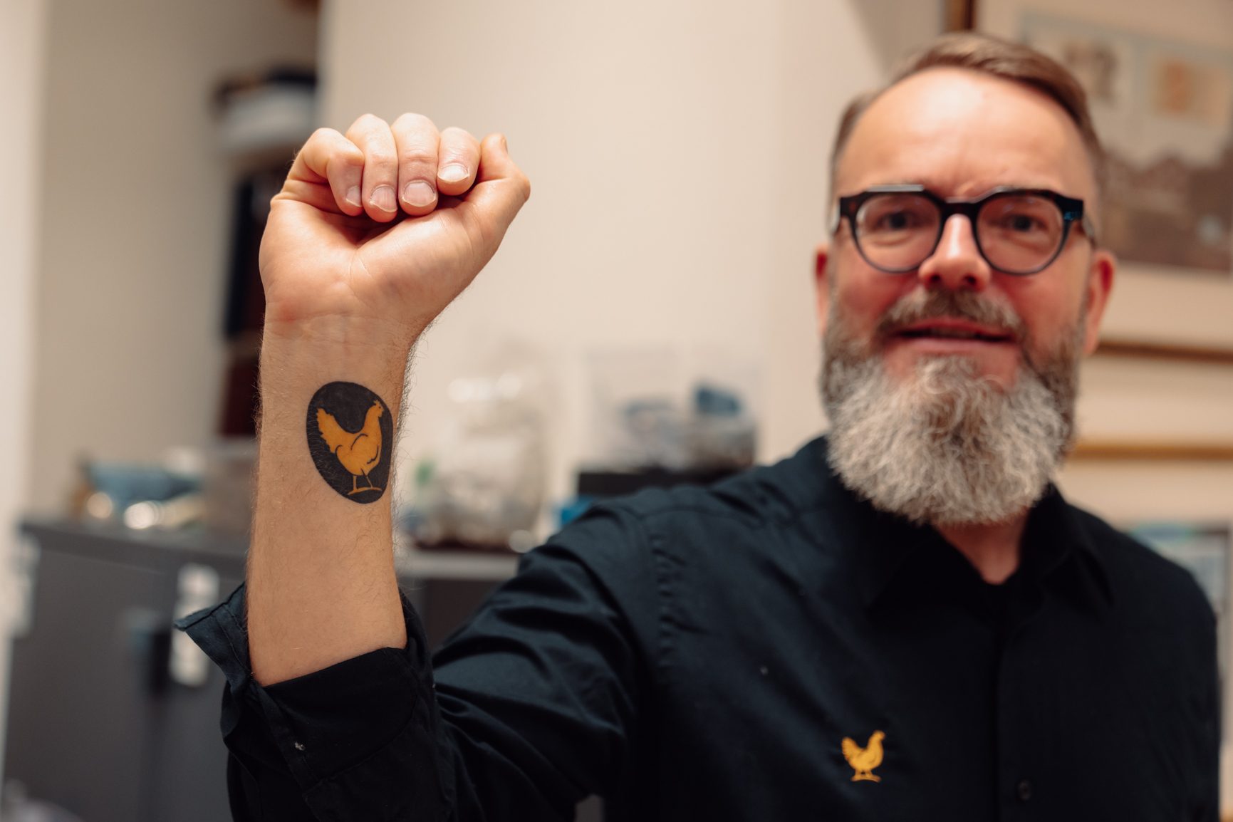 Facial hair, Beard, Wrist, Tattoo, Moustache