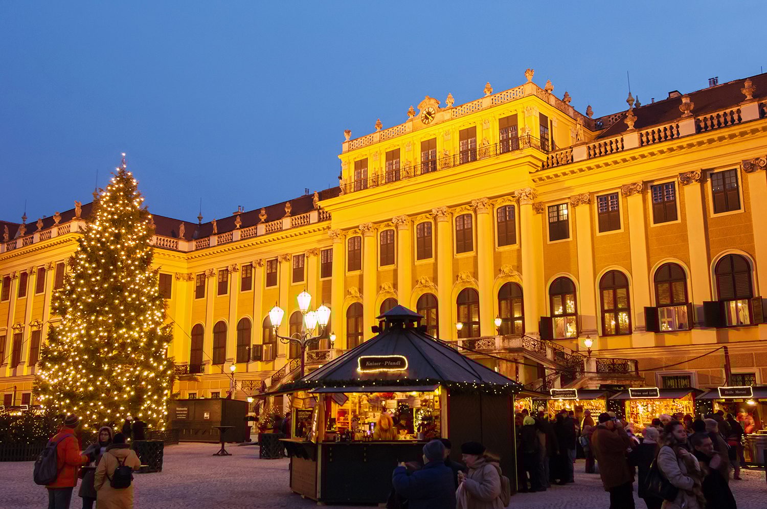 Christmas tree, Sky, Building, Light, Lighting
