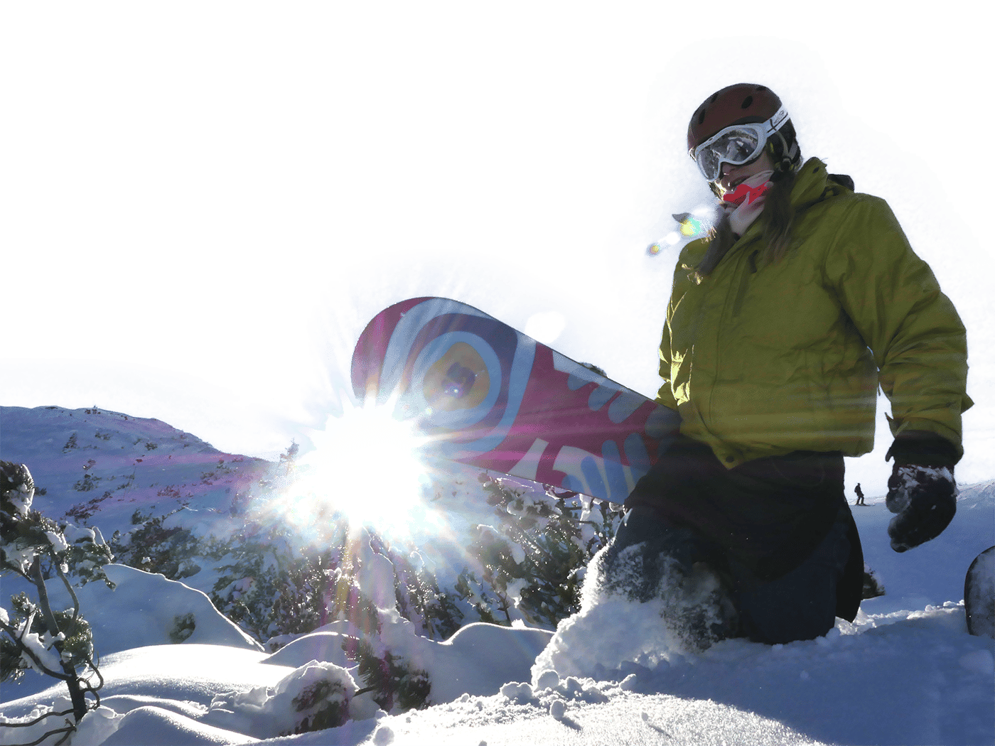 Personal protective equipment, Winter sports, Individual sport, Snow, Snowboard, Headgear, Recreation, Goggles