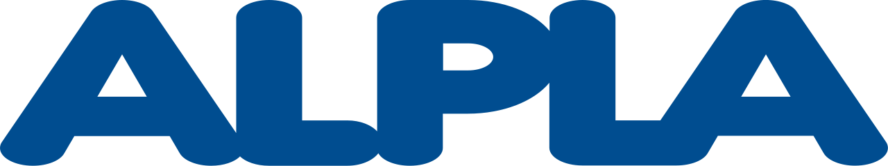 The ALPLA logo, featuring the company name in bold, rounded blue capital letters.