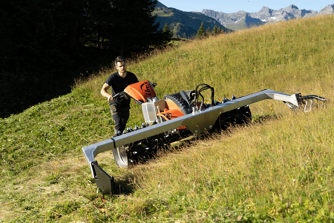 Grassland, Pasture, Machine