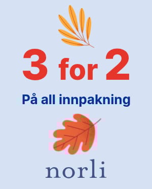 Norli ad: 3 for 2 on all wrapping.