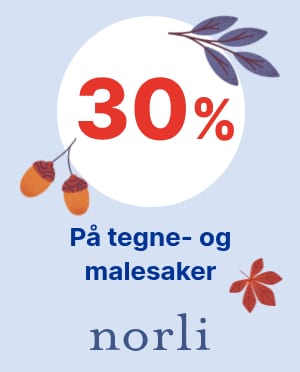 30% off drawing and painting supplies at Norli.