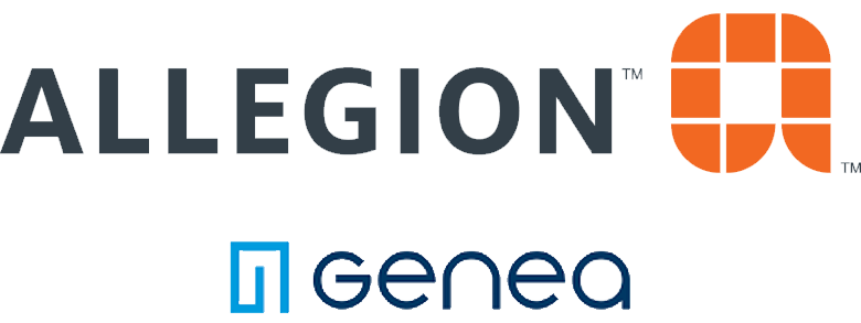 Allegion And Genea Logo