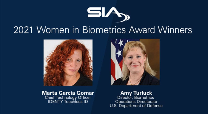 2021 SIA Women In Biometrics Award Recipients