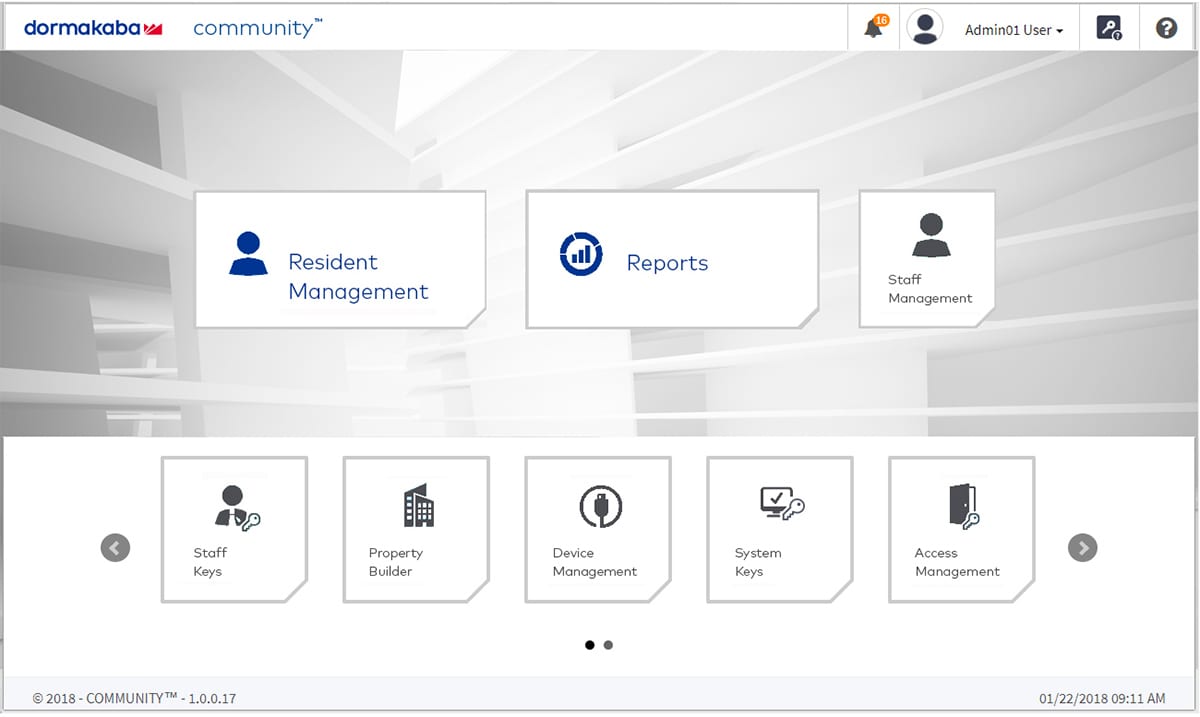 Dormakaba Community Dashboard