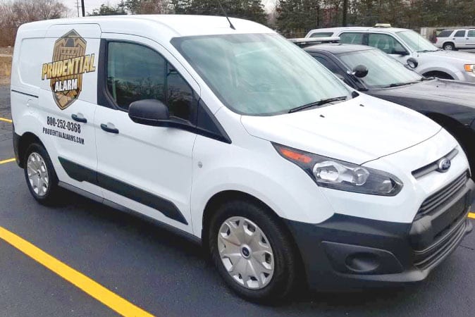 Prudential Alarm Technician Vehicle