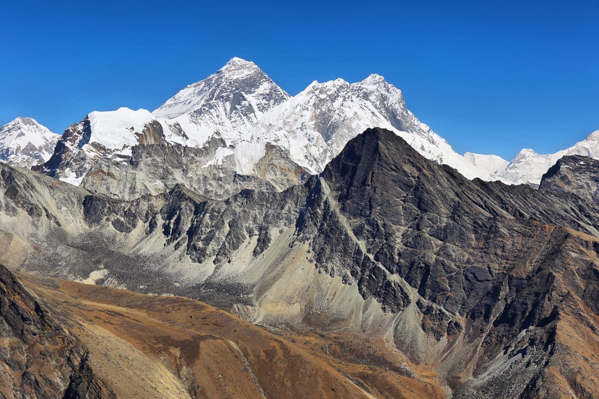 Natural landscape, Sky, Mountain, Snow, Slope