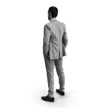 Human body, Dress shirt, Arm, Leg, Coat, Sleeve, Gesture, Grey, Suit, Headgear
