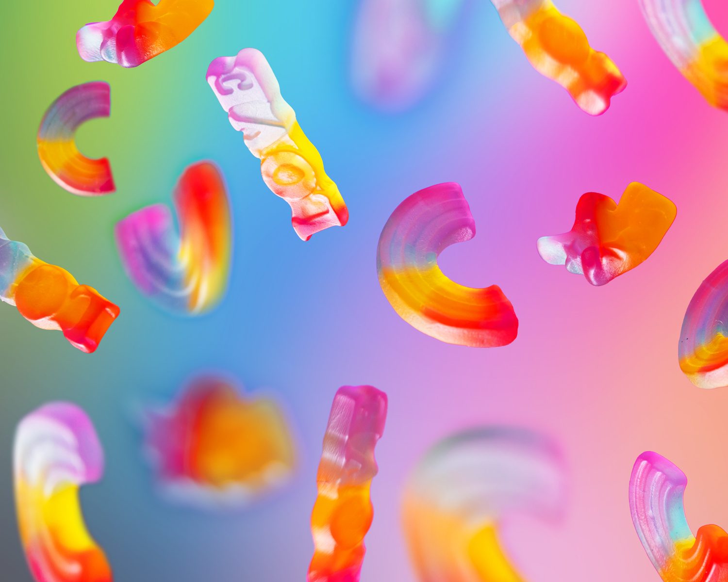 Red, Orange, Pink, Mixture