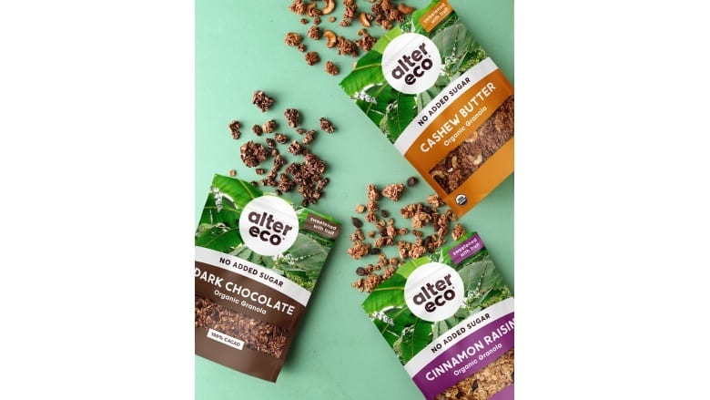 Natural foods, Food, Ingredient, Granola, Product bags, Green