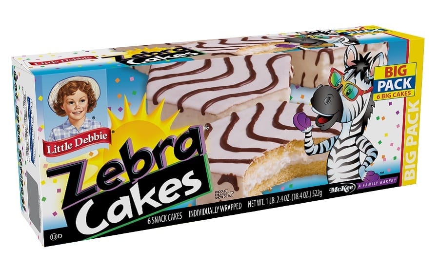 Box, Snack cakes, Product, Branding, Zebra