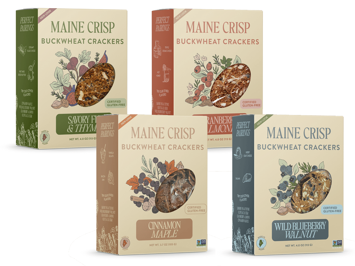 Boxes, Product line, Buckwheat crackers