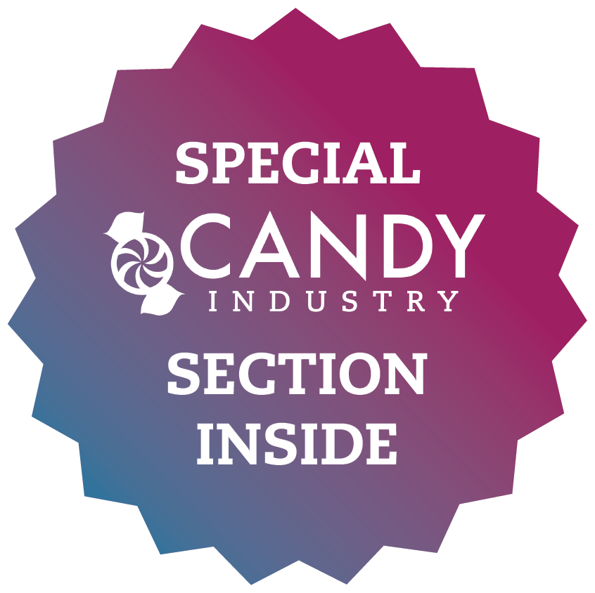 Pink, Candy icon, blue gradient, callout shape