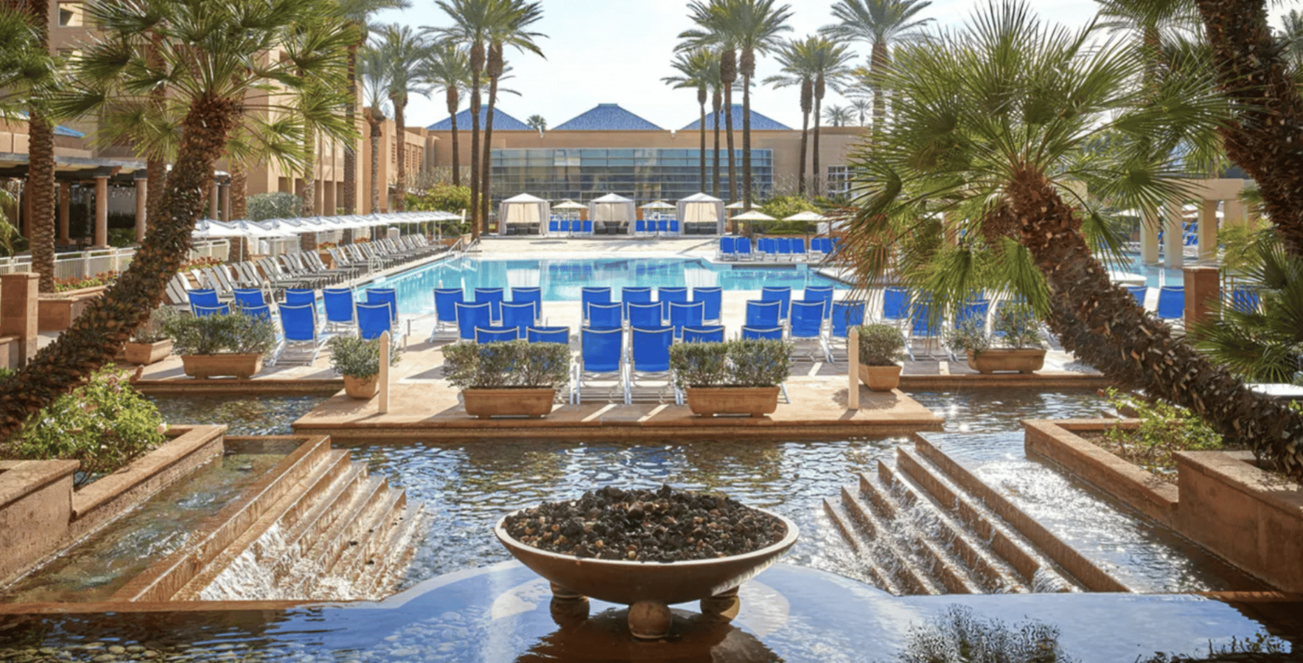 Swimming pool, Woody plant, Water, Property, Tree, Azure, Sky, Arecales, Leisure