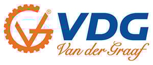 Logo, Font, Blue text, Orange script, Orange gear icon