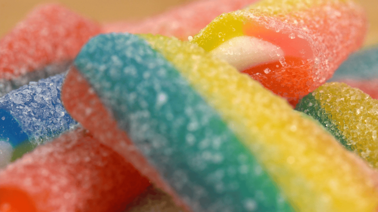 Gummi candy, Food, Colorfulness, Sugar, Ingredient, Cuisine