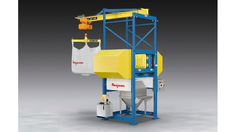 Bulk bag discharging system, Equipment, Trolley, Cantilever, Frame