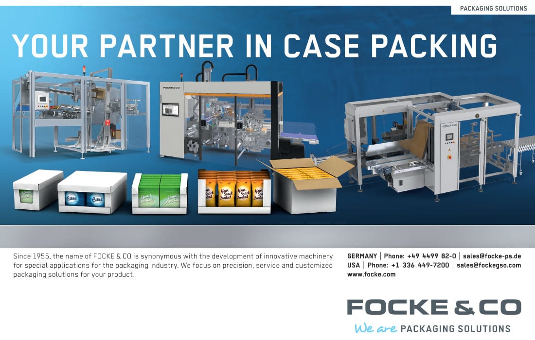 Half page ad, Advertisement, Equipment, Case packing systems, Boxes